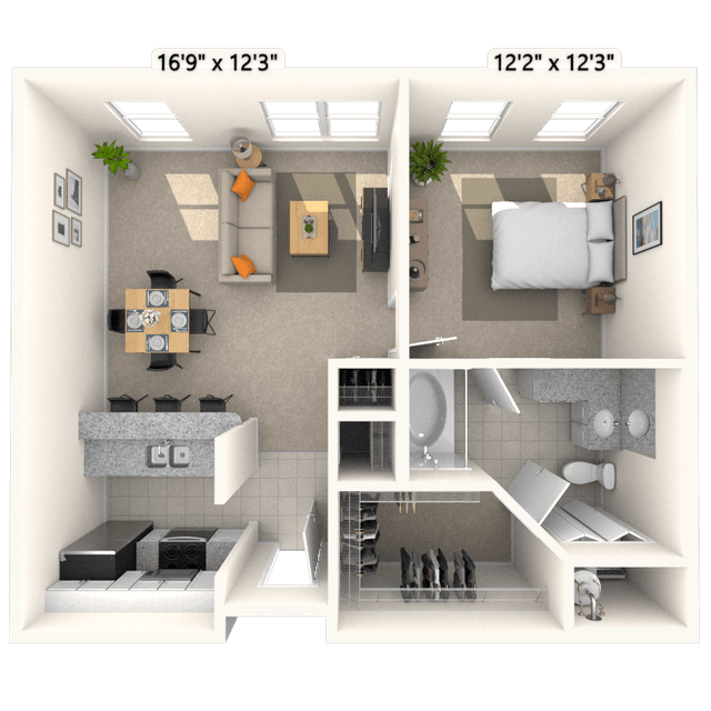 Floorplan image of unit III 131