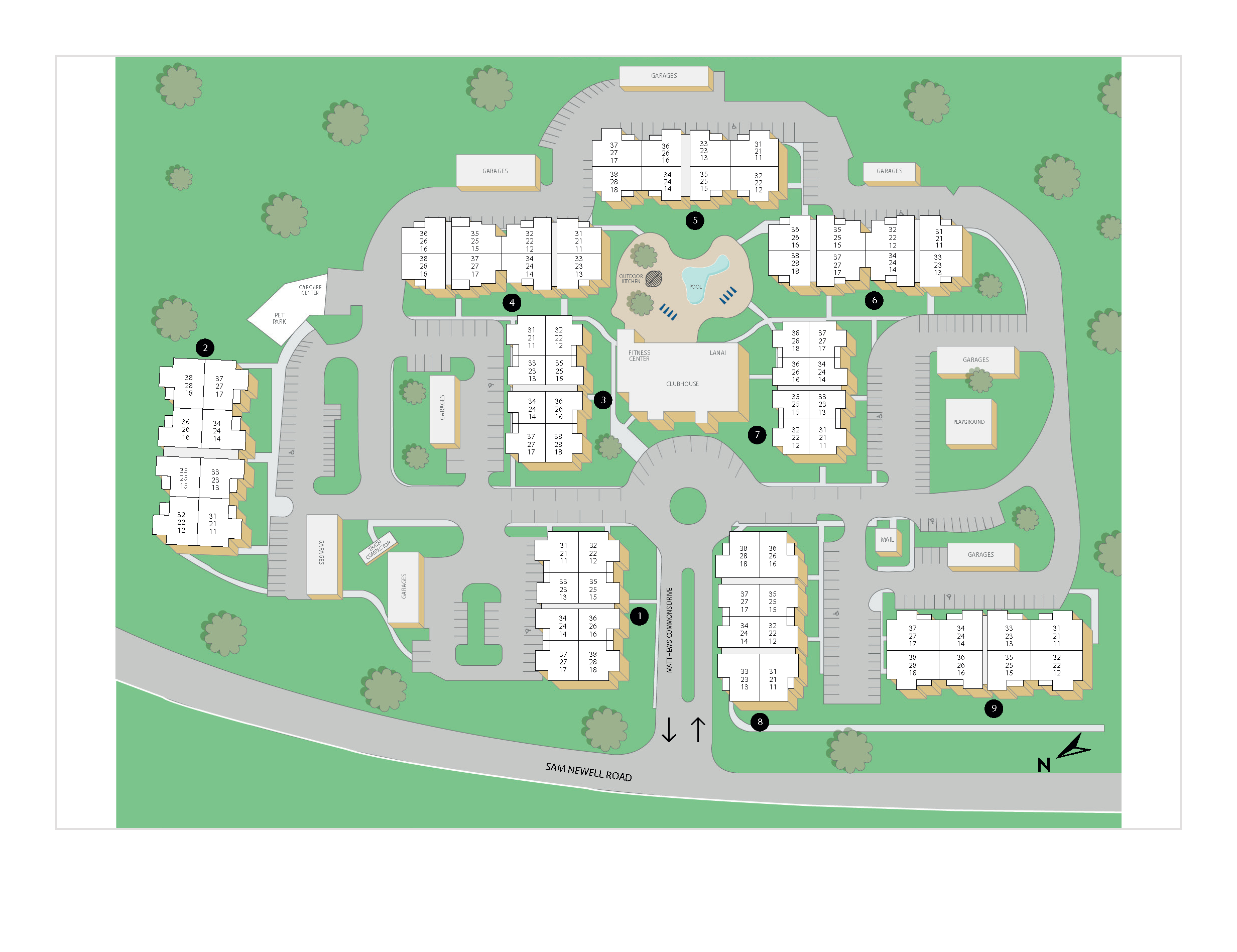 MAA Matthews Commons Matthews, NC Luxury Apartments MAA