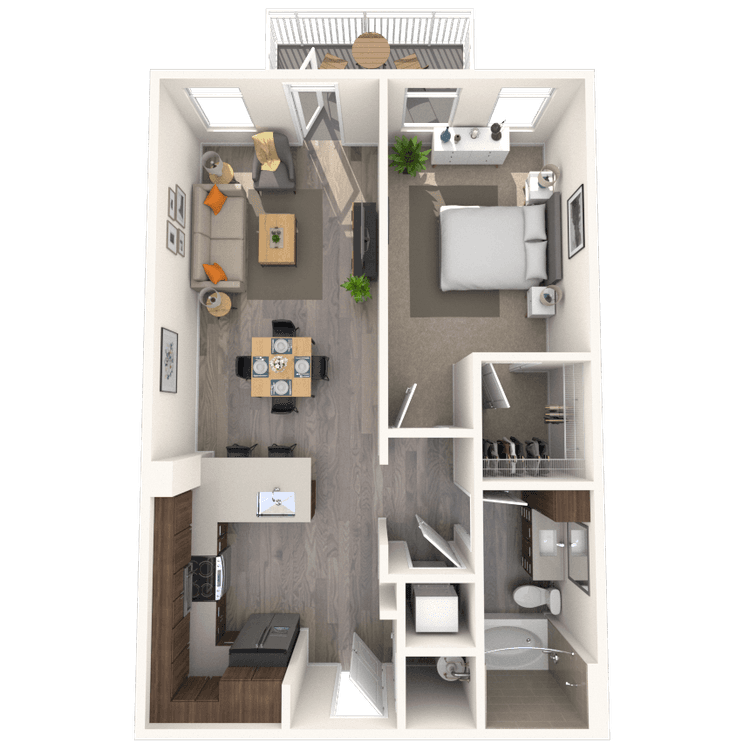 Floorplan image of unit 46