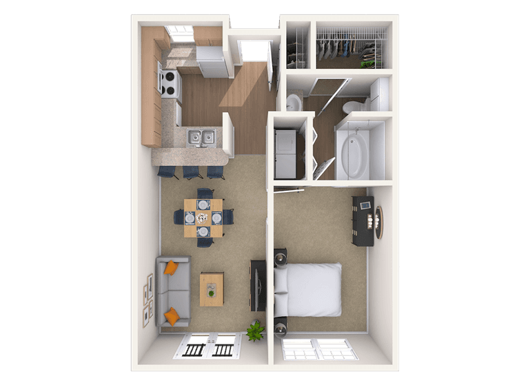 Floorplan image of unit I 360