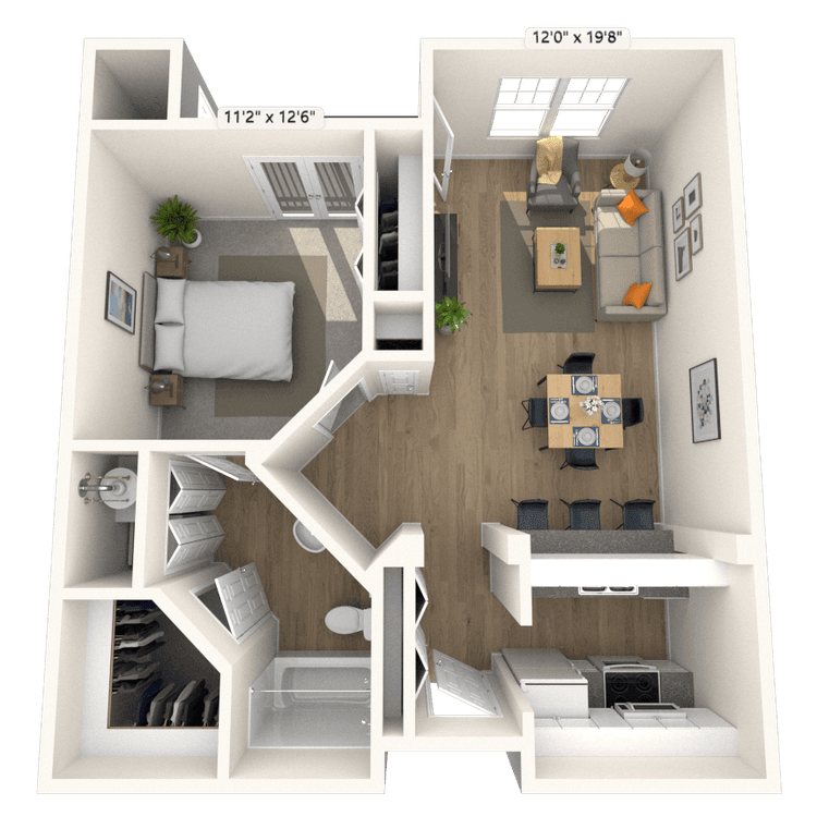 Floorplan image of unit II 269