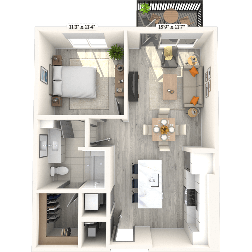 Floorplan image of unit 330