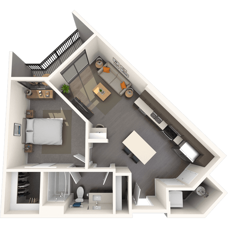 Floorplan image of unit E-317
