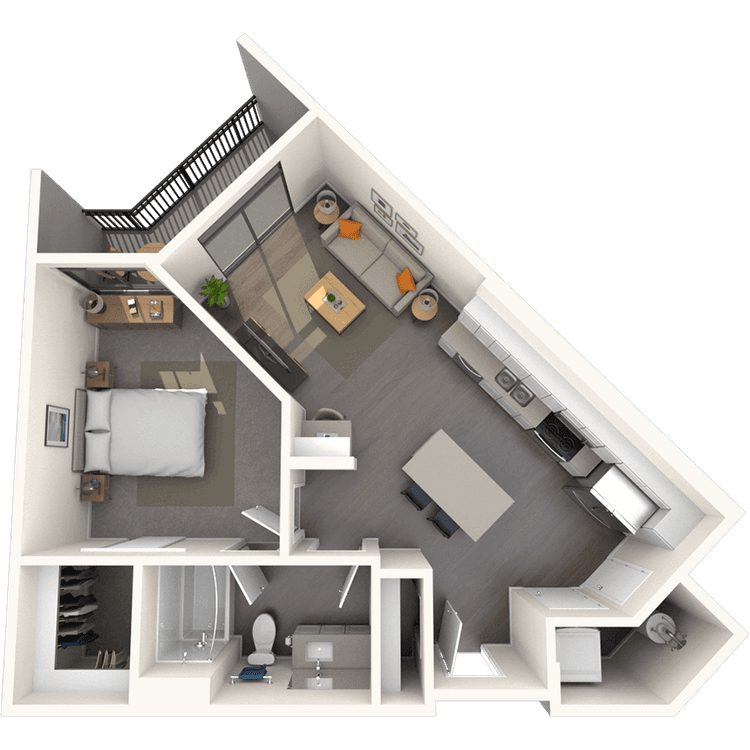Floorplan image of unit A-323