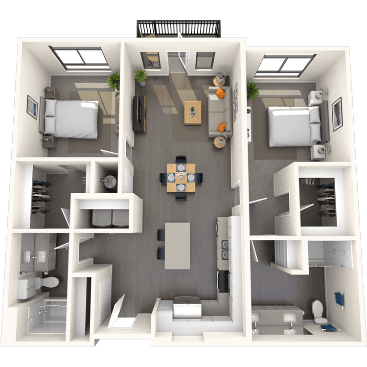 Floorplan image of unit A-328