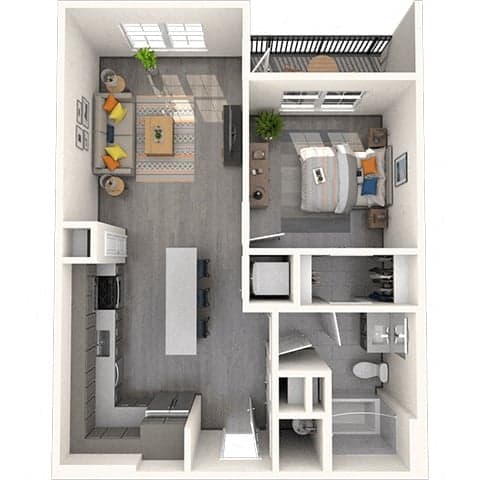 Floorplan image of unit 11206