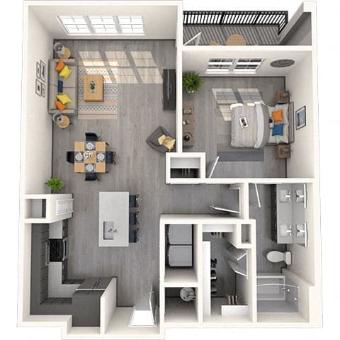 Floorplan image of unit 14209