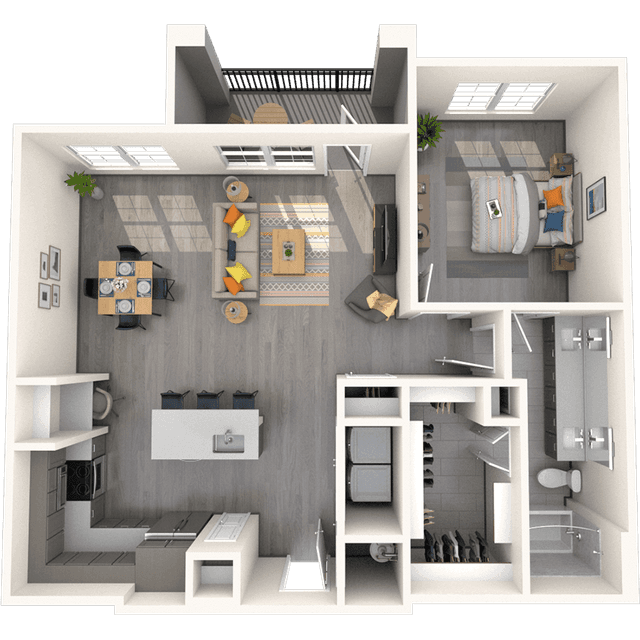 Floorplan image of unit 9104