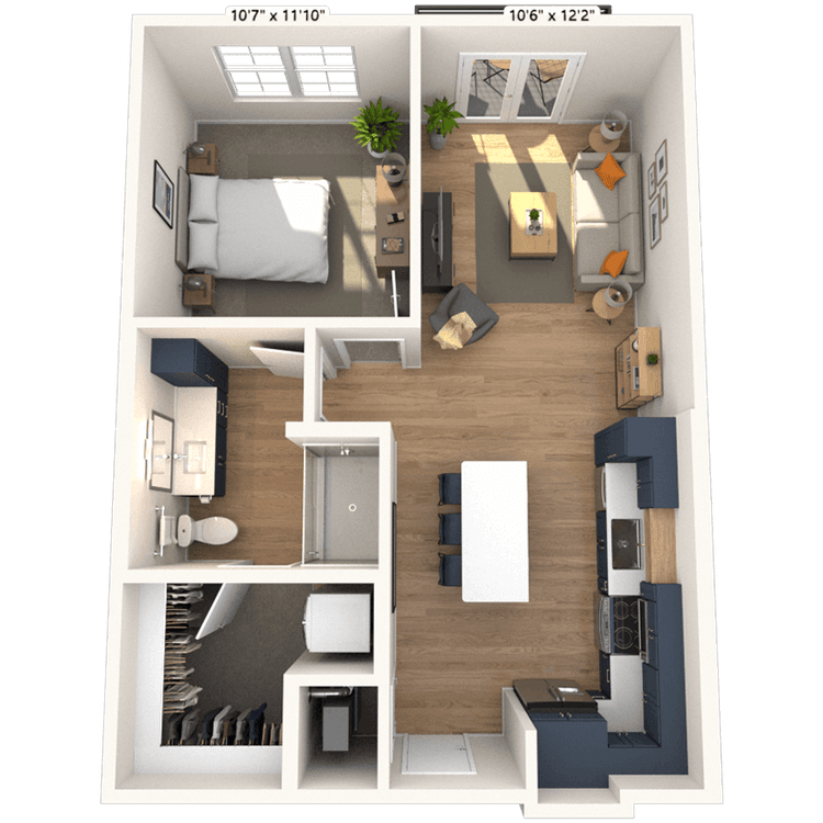 Floorplan image of unit 5252