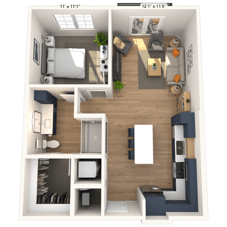 Floorplan image of unit 5130
