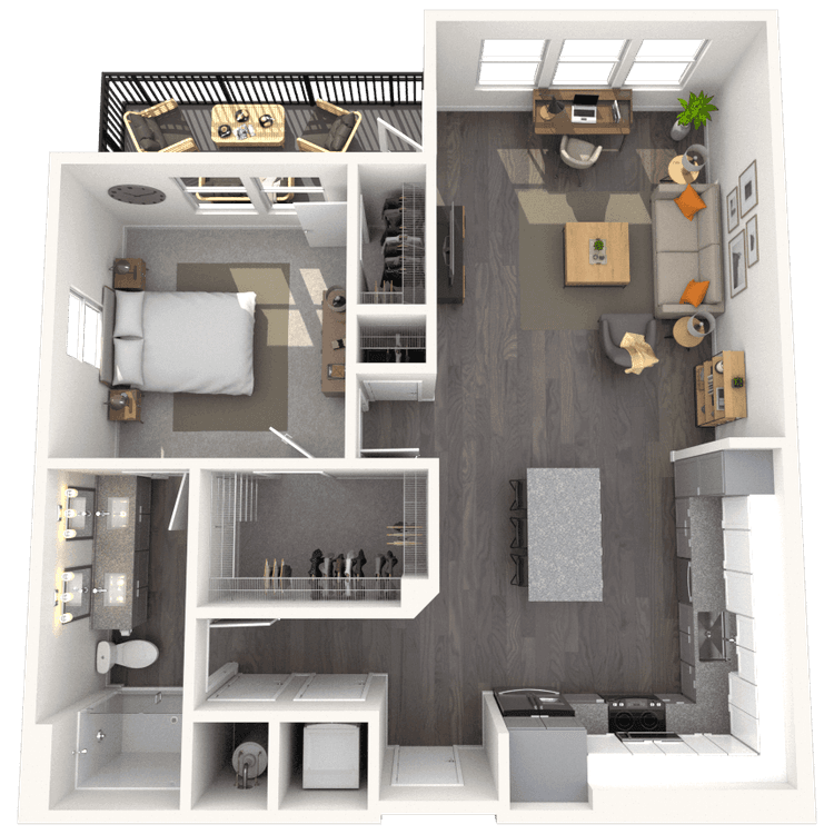 Floorplan image of unit 1133
