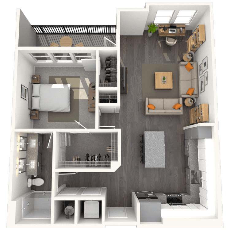 Floorplan image of unit 3215