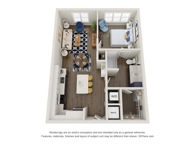Floorplan image of unit 355
