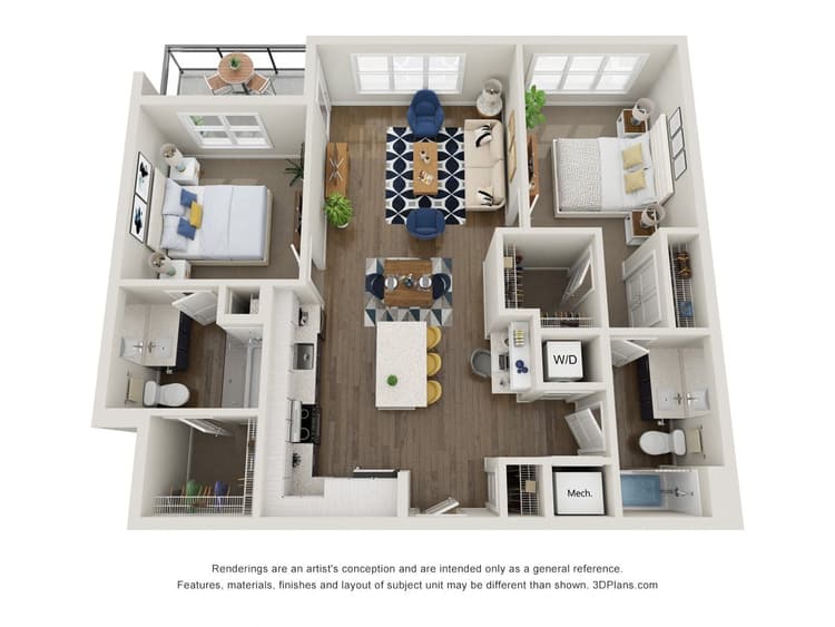 Floorplan image of unit 339