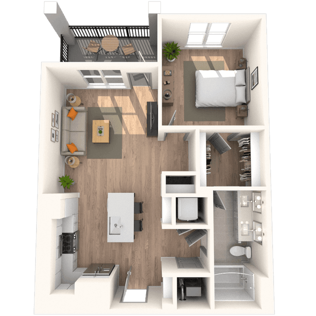 Floorplan image of unit 1337