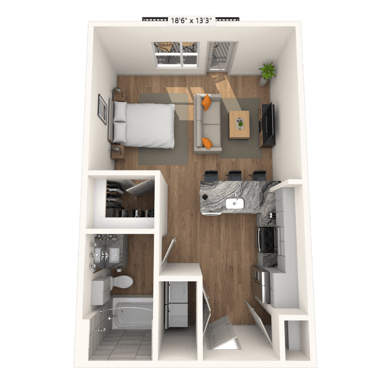 Floorplan image of unit 1171