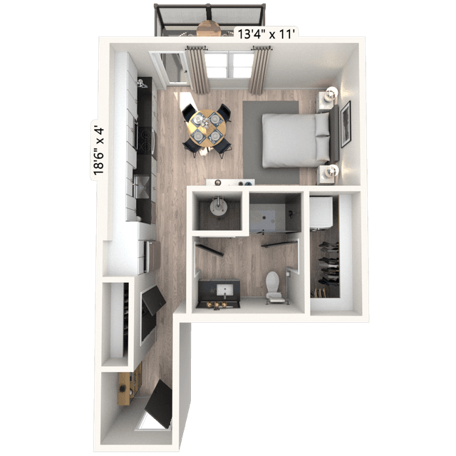 Floorplan image of unit 1037