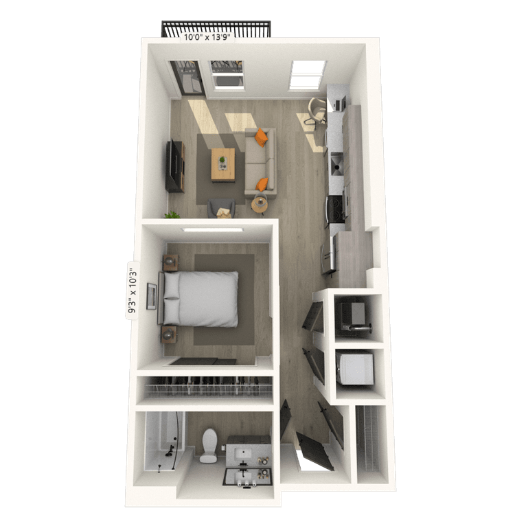 Floorplan image of unit 249
