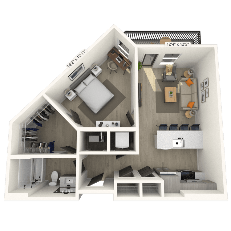 Floorplan image of unit 247