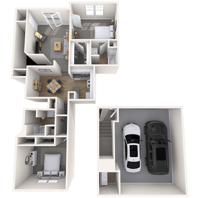 Floorplan image of unit 409