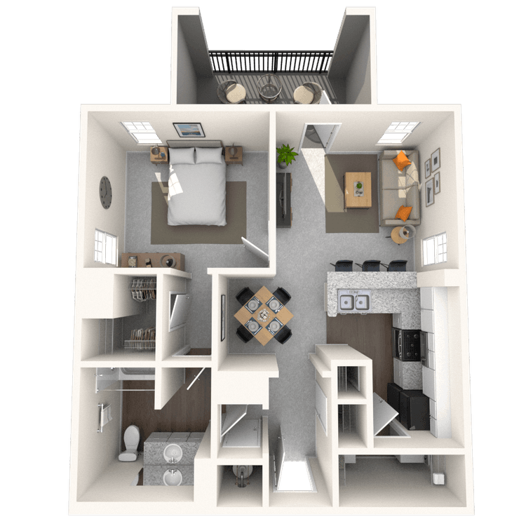 Floorplan image of unit 103