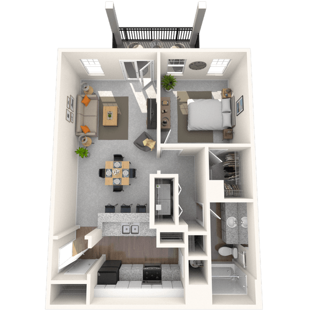 Floorplan image of unit 1530