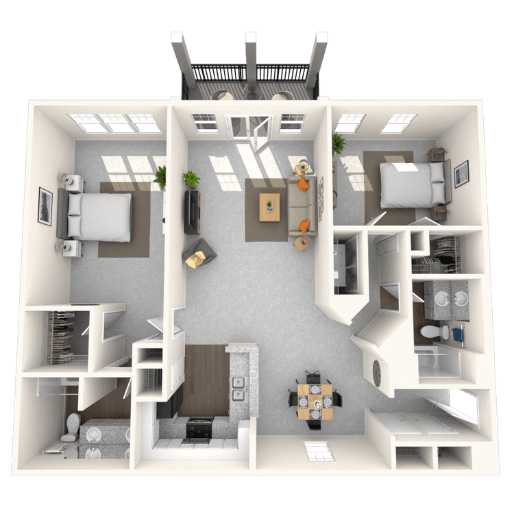 Floorplan image of unit 813