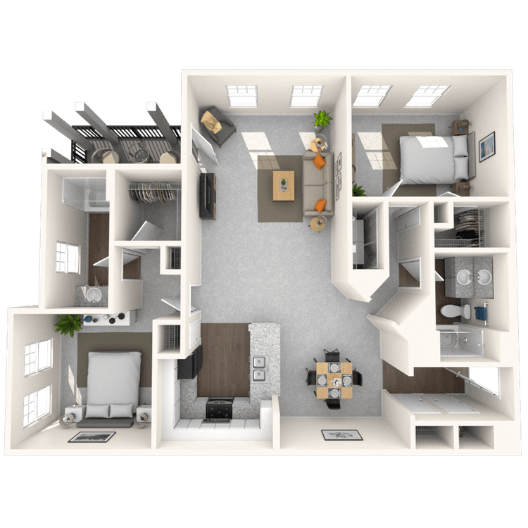 Floorplan image of unit 818