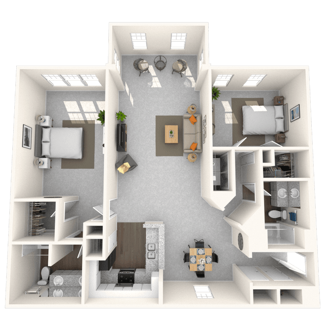 Floorplan image of unit 808
