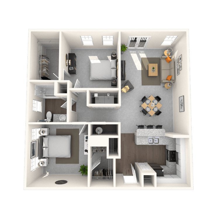 Floorplan image of unit 1151