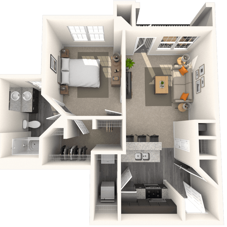 Floorplan image of unit 4920CL2