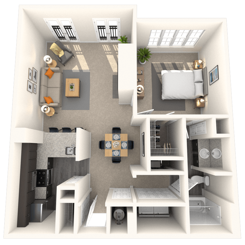 Floorplan image of unit 4839CL1
