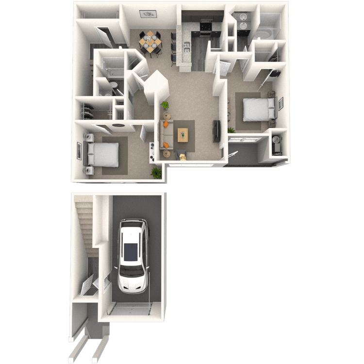Floorplan image of unit 4919CL2