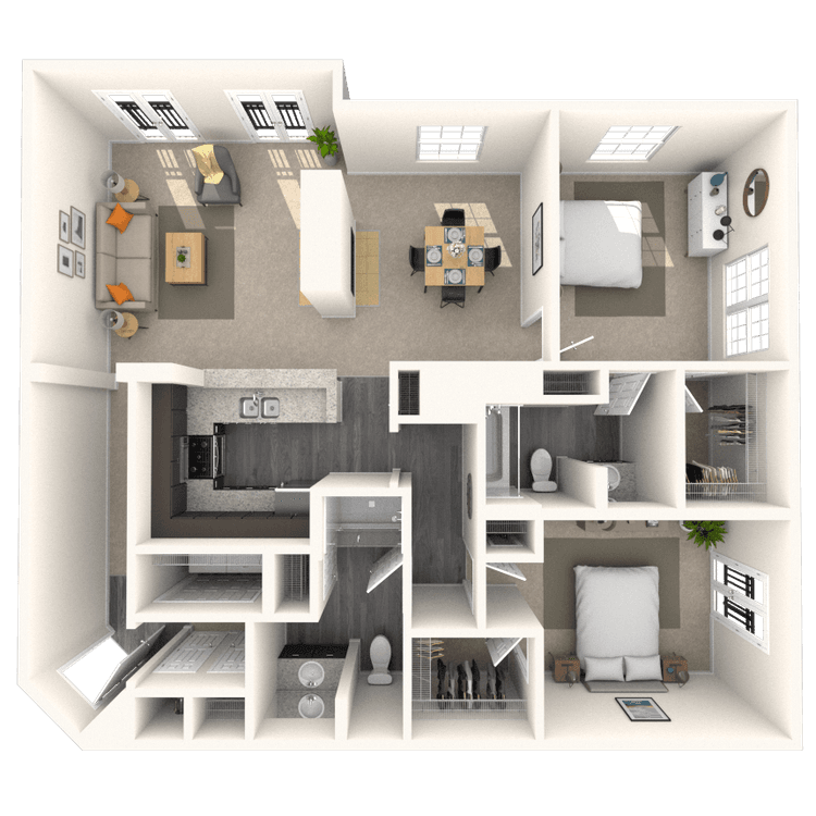 Floorplan image of unit 4826CV1