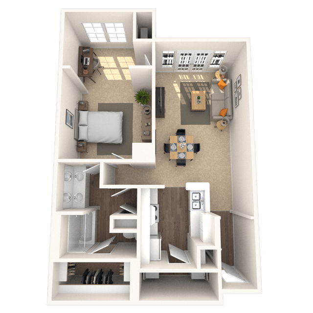 Floorplan image of unit 1239