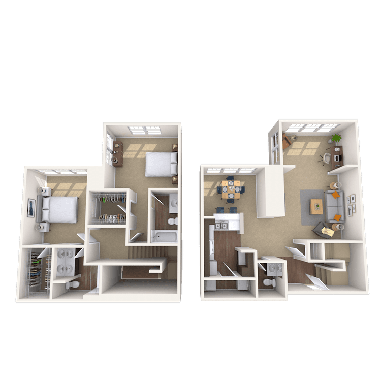 Floorplan image of unit 216