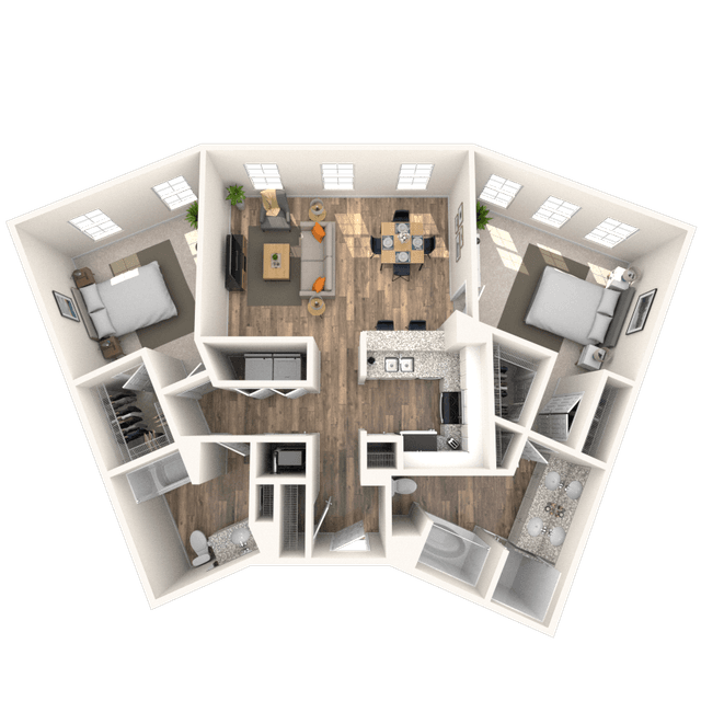 Floorplan image of unit 279