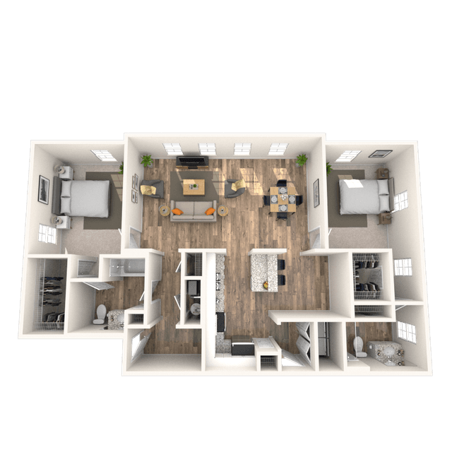 Floorplan image of unit 279