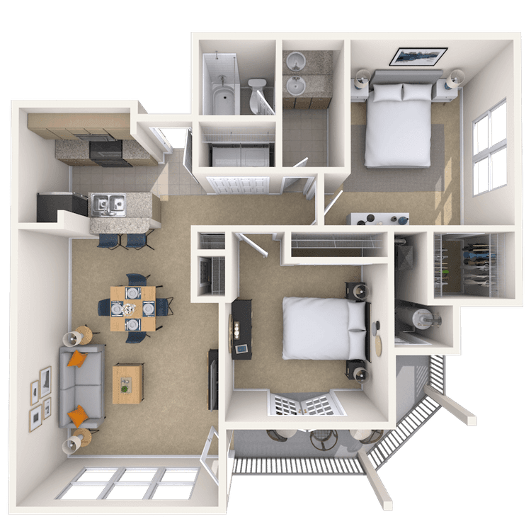 Floorplan image of unit 8201