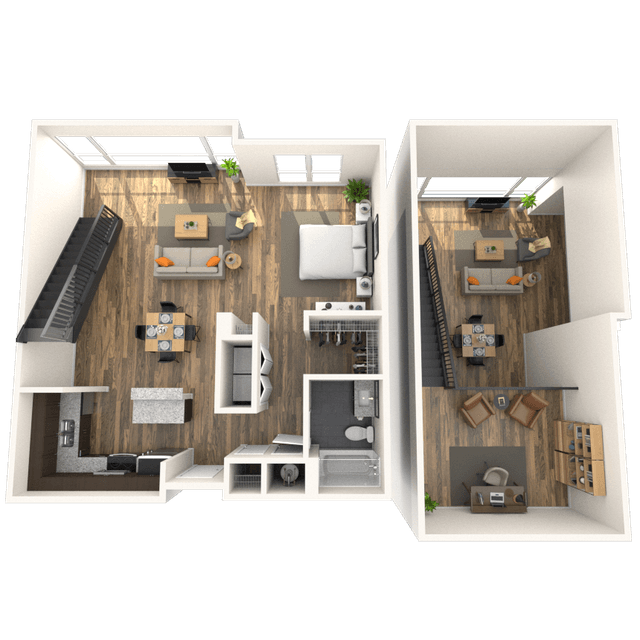 Floorplan image of unit 5404