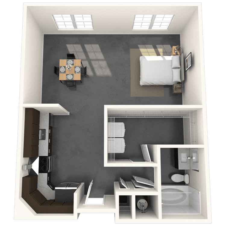 Floorplan image of unit 2402