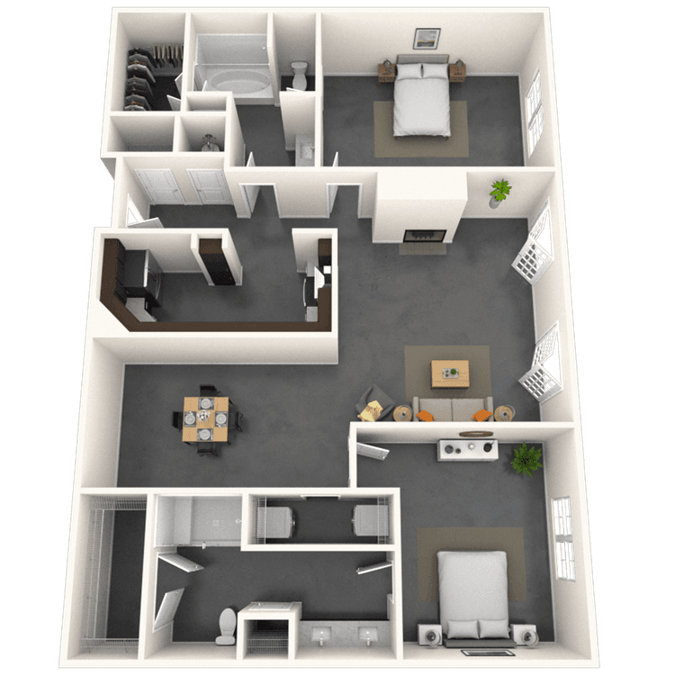 Floorplan image of unit 5001