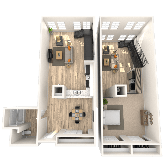 Floorplan image of unit 3408