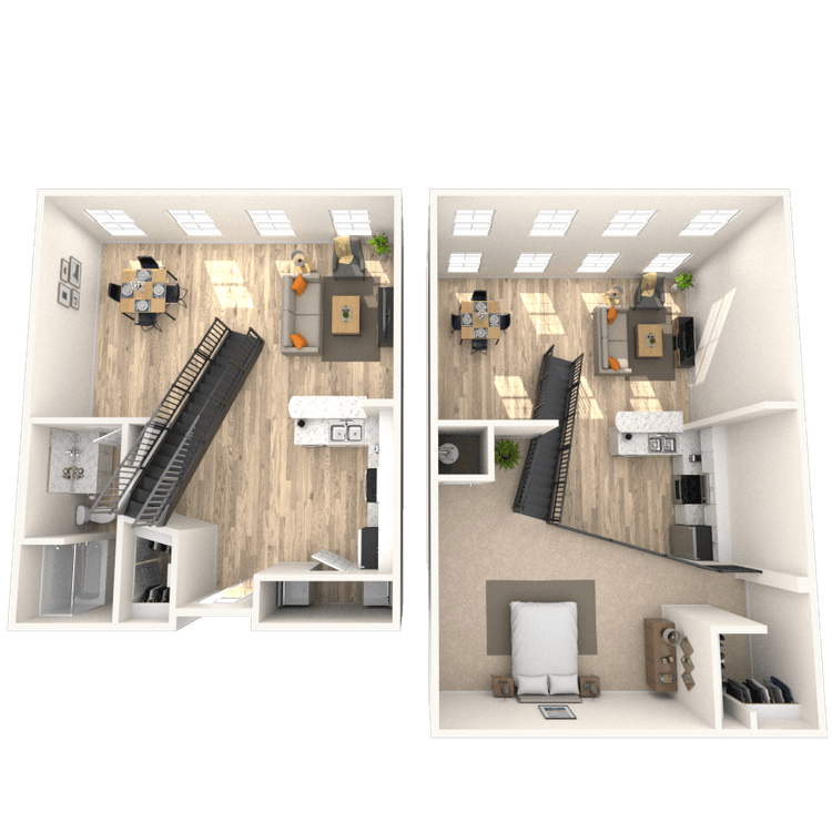 Floorplan image of unit 1410