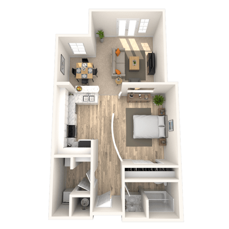 Floorplan image of unit 2215