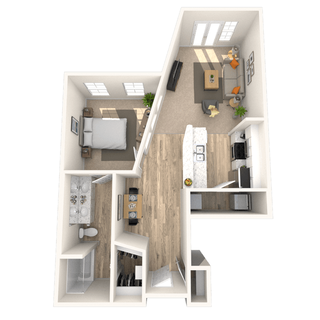 Floorplan image of unit 2210
