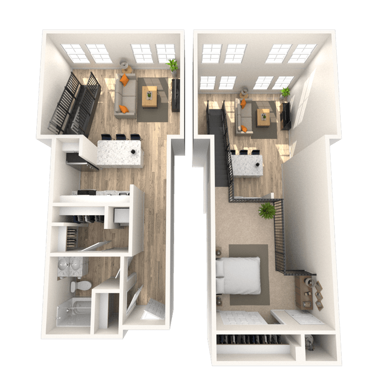 Floorplan image of unit 3403