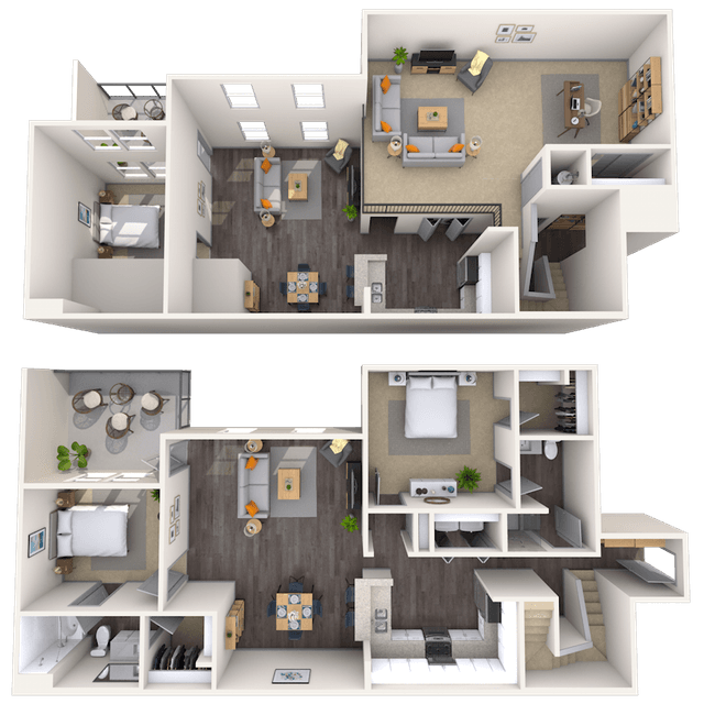 Floorplan image of unit 2418