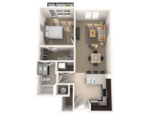 Floorplan image of unit I 2204