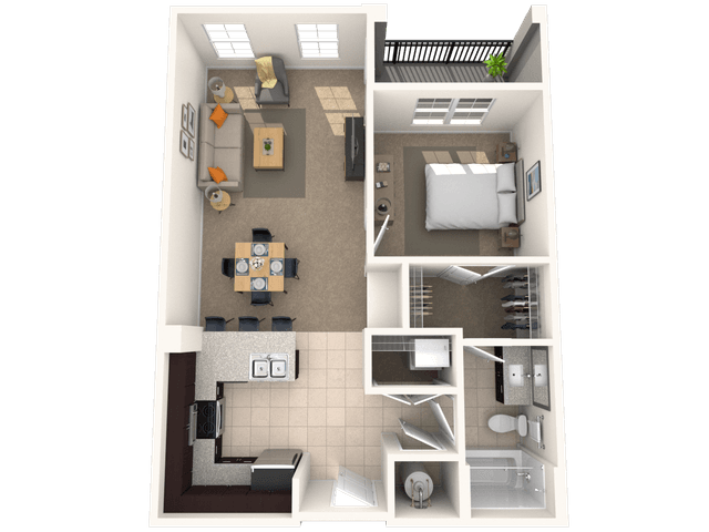 Floorplan image of unit I 1322